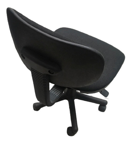 Imagen 2 de 5 de Silla Secretarial Basica Para Oficina Color Negro Remate