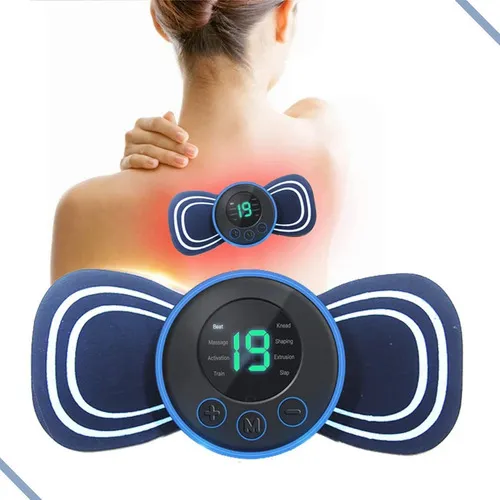 comprar Massageador Portátil Pu002F Dor Muscular Pescoço Pernas Costas Cor Preto 110Vu002F220V