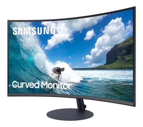 Imagen 5 de 10 de Monitor Gamer Curvo Samsung T55 C32t550 Led 32 Full Hd Cc