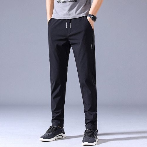 Pantalón Joggers Hombre Baggy Com Elástico De Secado Rápido