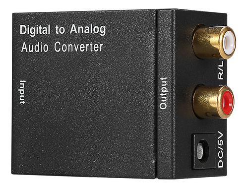 Conversor De Audio Digital Óptico A Analógico Coaxial