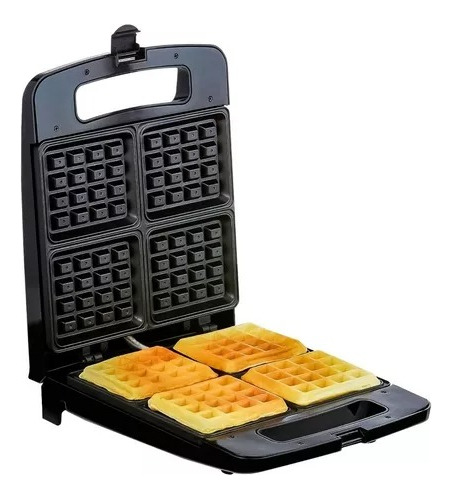 Wafflera Electrica De 4 Unidades Máquina Para Hacer Waffle