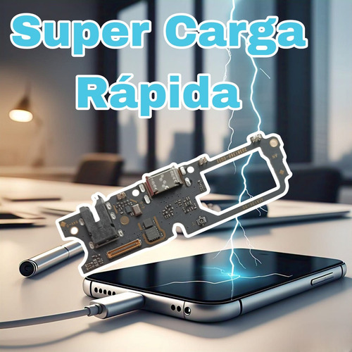 Flex Centro De Carga Para Oppo A52 A92 A72 4g Carga Rapida