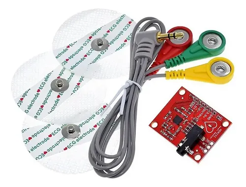Mgsystem Sensor Monitor Corazon Ad8232 Ecg Electródo Arduino | Cuotas ...