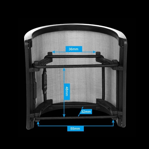 Filtro Antipop Elefir Para Microfono Condenser Dinamico Vivo