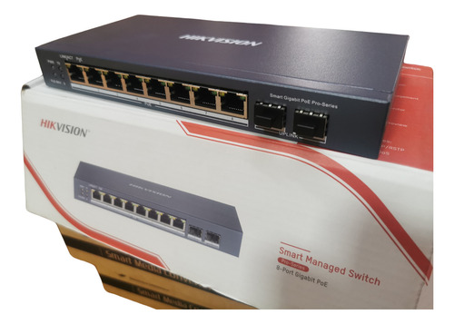 Hikvision Ds-3e1310p-si(o-std) Switch Poe 8 Puertos