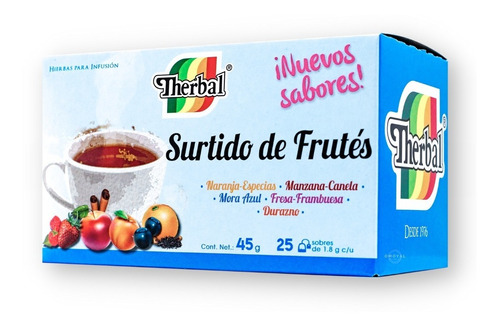 Te Surtido De Frutas Therbal 25 Sobres / Infusion Gourmet
