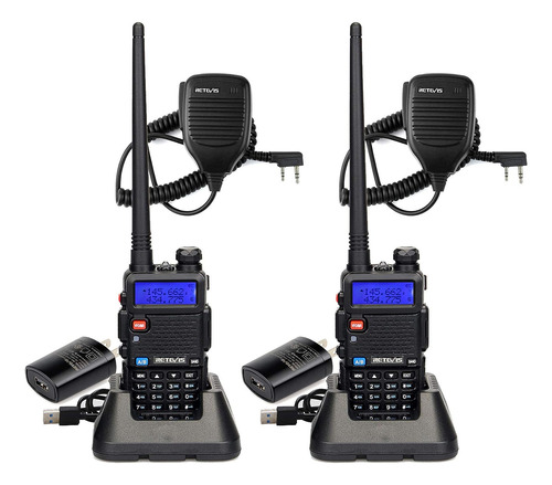 Rt-5r Radio De 2 Vías De Largo Alcance, Walkie Talkies Con M