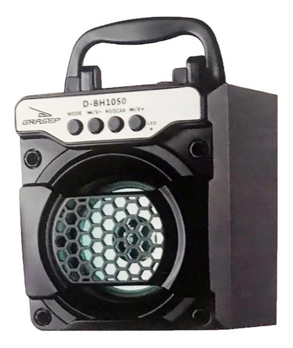 Caixa De Som M P3-radio Bluetooth Grasep- D-bh 1051-cada