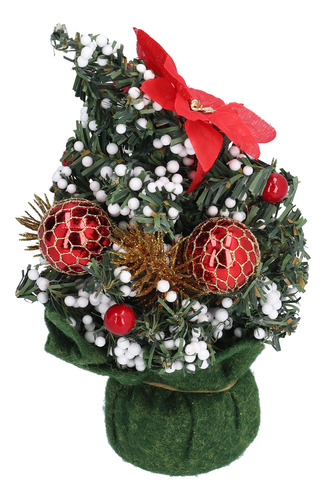 Mini Árbol De Navidad Artificial, Exquisito, Bonito Y Brilla
