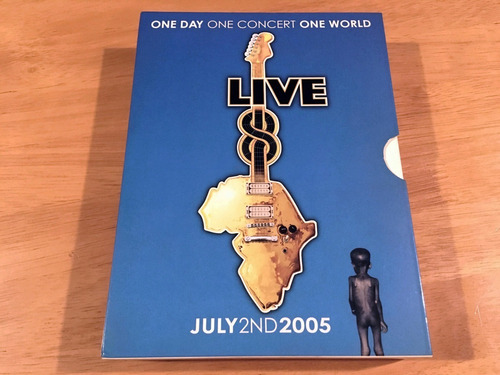 Live 8 Aid 2005 Box Set 4 Dvd 10 Hrs U2 - Coldplay - Madonna