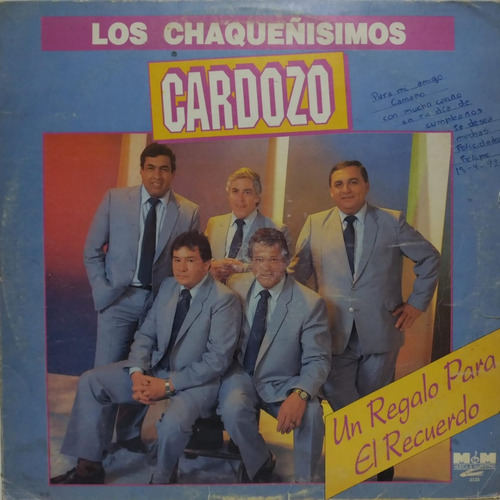 Los Chaqueñisimos Cardozo  Un Regalo Para El Recuerdo Lp