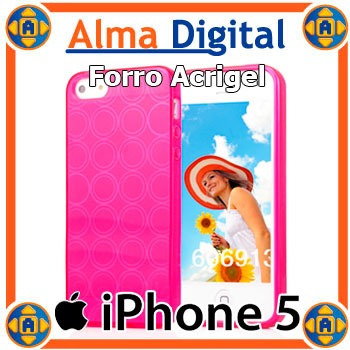 Forro Acrigel iPhone 5 5s Estuche Protector Goma Manguera