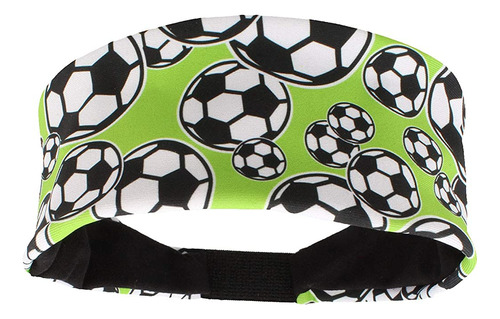 Diadema Crazy Soccer Con Logotipos De Balones De Fútbo...