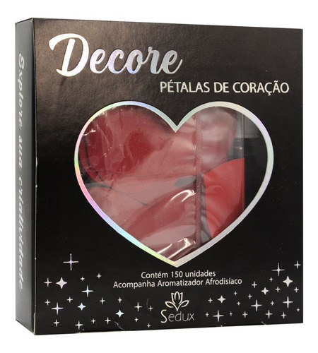 Imagem 5 de 5 de Pétalas Coração Vermelhas 150 Unidades Sedux
