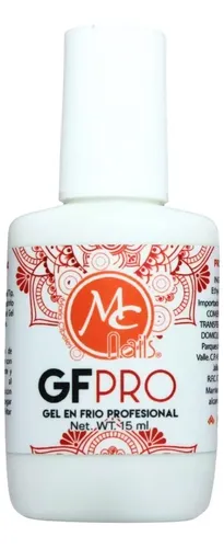 comprar Resina, Pegamento Gel Frio Para Uñas Con Brocha, Mc Nails Color Transparente