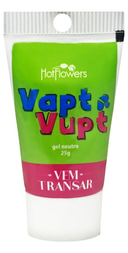 Gel Lubrificante Vapt Vupt - Vem Transar - Hot Flowers