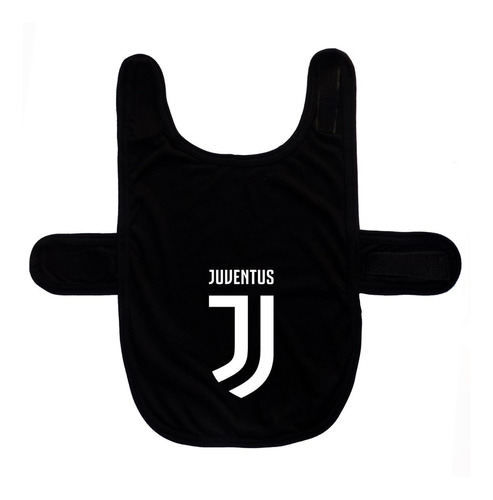 Playera Para Perro De Algodon Futbol Juventus Negra Talla M