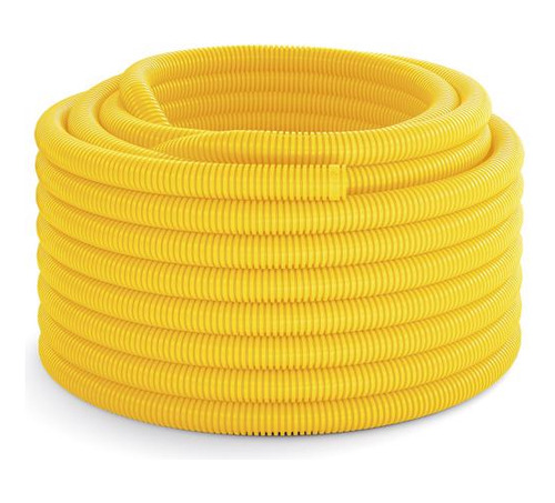 Eletroduto Corrugado Laje 25mm 3/4 50´metros Krona Cor da cobertura Amarelo