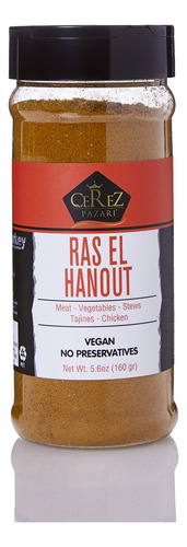 Cerez Pazari Ras El Hanout - Condimento Para Carne, 5.6 Oz -