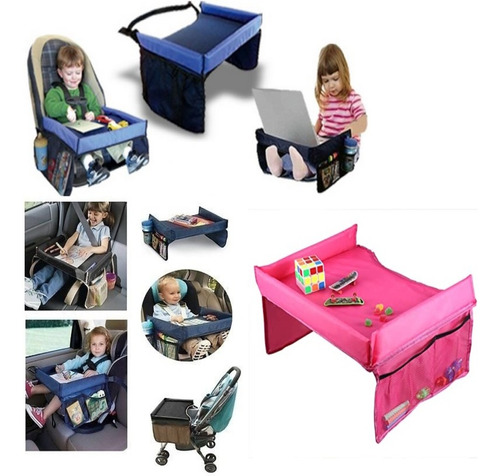 Mesa Porta-objetos Bolsos Dobrável Infantil Para Carro/casa