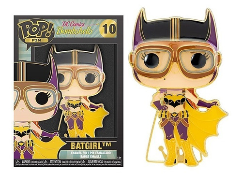 Funko Pop Pin - Dc Comics Bombshells - Batgirl - Vale Gamess