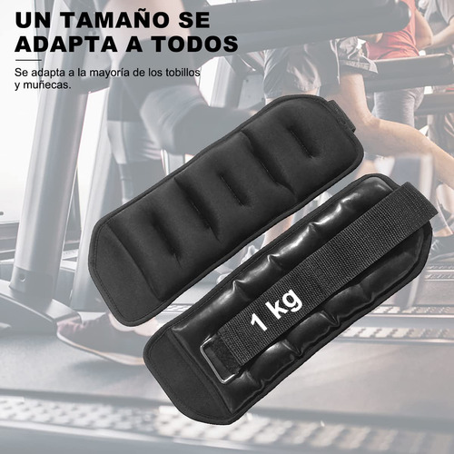 Pesas De Tobillo Ajustables,1kg 2 Pack Pesas De Tobillo
