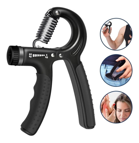 Hand Grip Com Mola Ajustável 5 A 60kg Fitness Fort
