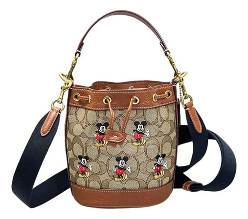 Bolsa Coach Mini Bucket Mickey Mouse Cn499 + Envio Gratis 