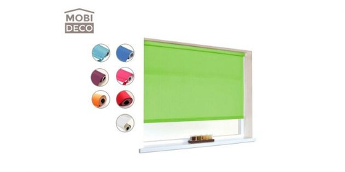 Cortinas Roller Blackout Blanco 150 X 165 Cms - Woow!