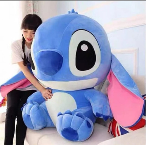 Peluche Stitch Angel Lilo 1 Metro Super Gigante 100cm