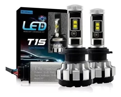 Par Kit Ampolletas Turbo Led H1 T1s Chip Canbus