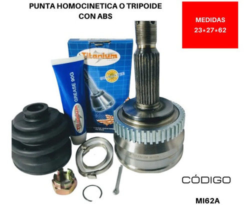 Punta Tripoide Compatible Hyundai Ix35 2.0 16v Rhd 2009 2013