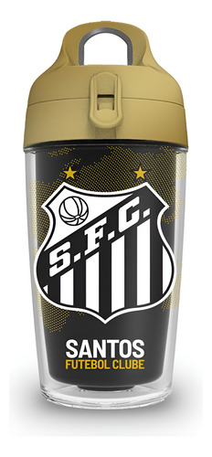 Garrafinha - Garrafa De Água Super Resistente 360ml Squeeze Cor Santos