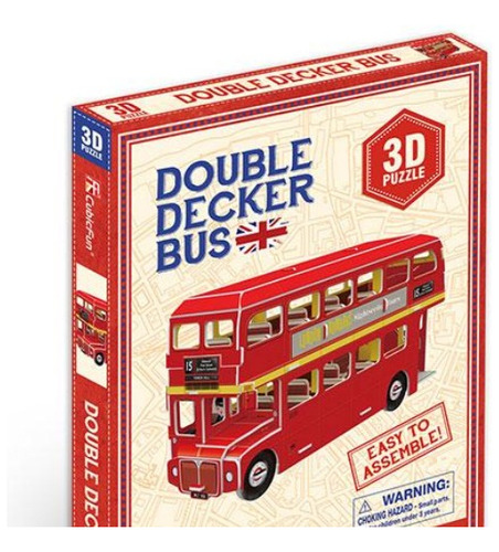 Bus Double Decker Londres Puzzle 3d 57 Piezas