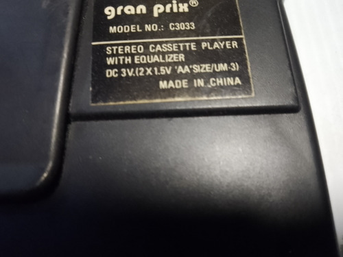 Walkman Gpx Cassette Playera Personal (Usado)