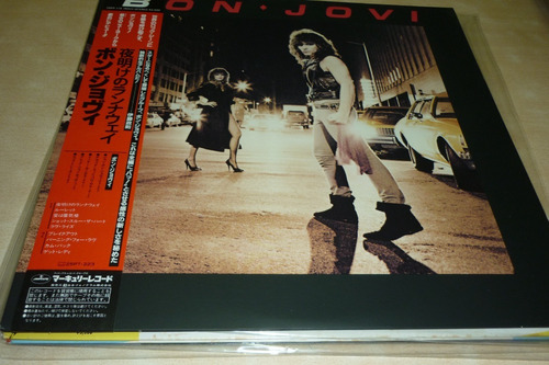 Bon Jovi Runaway Vinilo Japon Obi 10 Puntos 1ra Edicion