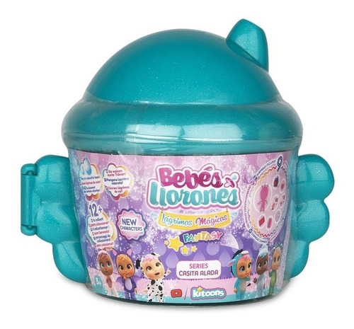 Bebes Llorones Cry Babies Modelo Casita Con Alas Verde