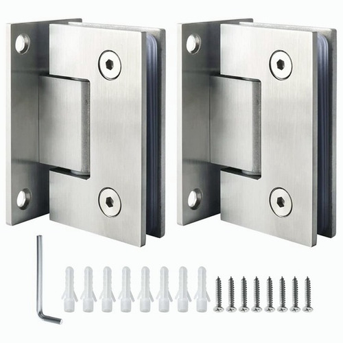 Cancel De Baño Vidrio Templado De 10mm, Modelo Abatible 1.8m
