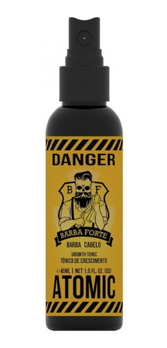 Tônico De Crescimento Atomic Danger Barba Forte 45ml