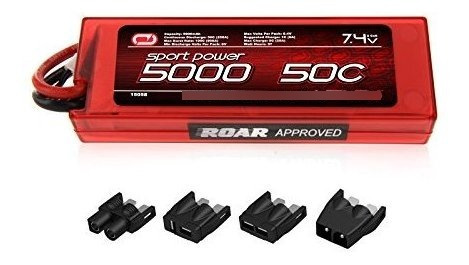 Venom Sport Power 50c 2s 5000mah 7.4v Bateria Lipo Roar Apr