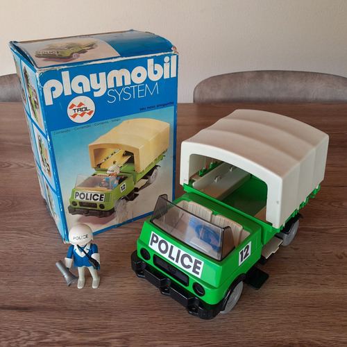 Promo Lindo Playmobil Trol Caminhão Policia Com Caixa (Usado)