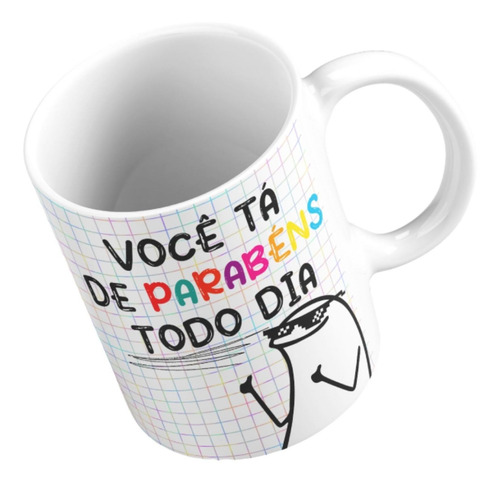 Imagem 6 de 7 de Caneca Flork Meme Aniversário Engraçado Chinelo E Bombom Kit