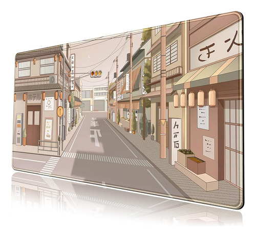 Tokyo Street Desk Mat Anime Japanese Mouse Pad Xl Kawaii Lar