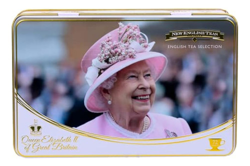 Nuevos Tés Ingleses Lata De Té Queen Elizabeth Ii Con Selecc