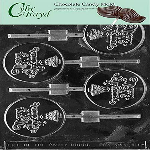 Molde - Merry Christmas Lolly Chocolate Candy Mold