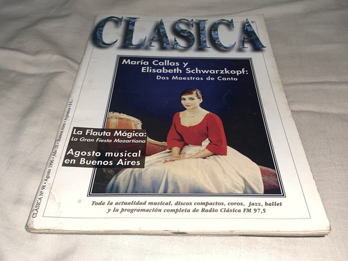 Revista Radio Clasica N° 98 Año 9 - Radio Clasica