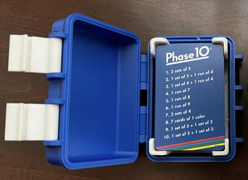 Estuche Rigido Juego Phase 10 - Juego De Cartas
