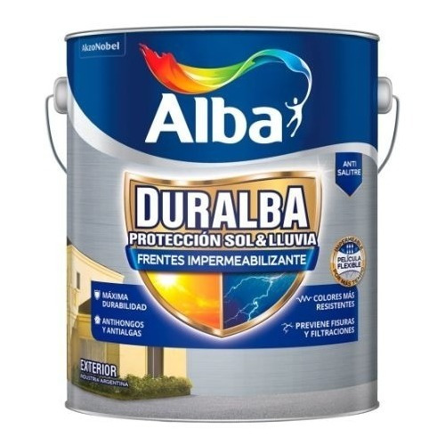 Latex Duralba Frentes Y Muros Colores A 4 L Ambito