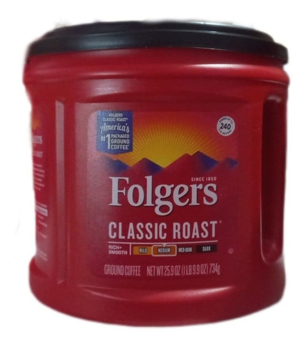Folgers Classic Roast / Cafe Clasico Para Caferera 